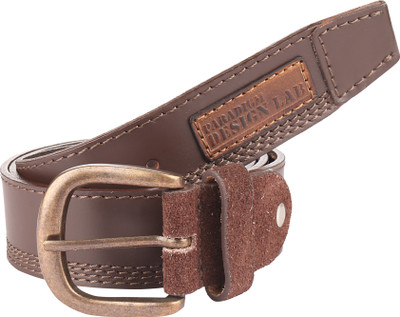 

Paradigm Design Lab Men Casual Brown Genuine Leather Belt