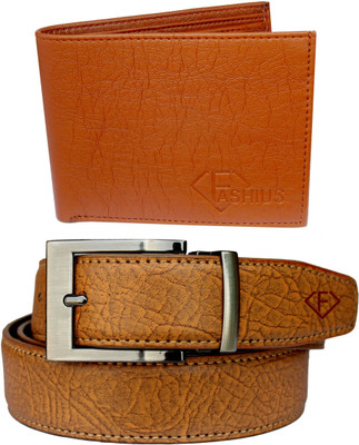 

Fashius Men Tan Artificial Leather Belt, Tan-01