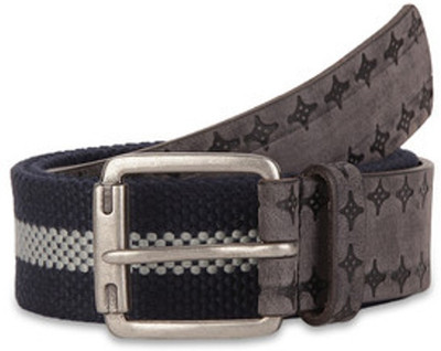 

Paradigm Design Lab Men Casual Blue Genuine Leather Belt