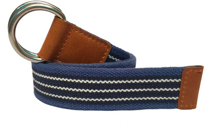 

Skyforest Women Casual Multicolor Canvas Belt, Navy blue-royal blue-white