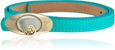 

Calvino Girls Casual, Evening/Party Green Artificial Leather Belt