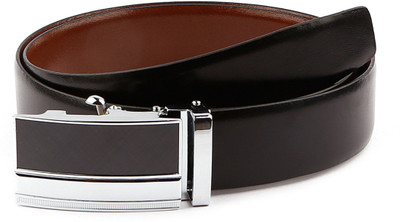 

BW Men Formal Black Genuine Leather Reversible Belt