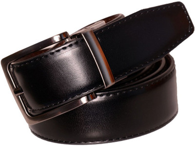 

OODI Men Black Genuine Leather Belt