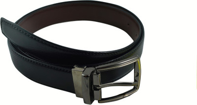 

Burdy Men Formal Black Artificial Leather Reversible Belt