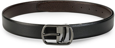 

Teakwood Men Black Genuine Leather Belt