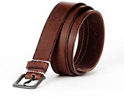 

Basics Men Brown Genuine Leather Belt