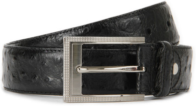 

Van Heusen Men Black Metal Belt, Ostirtch black