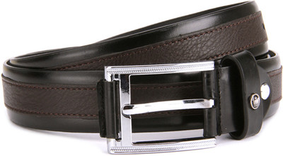 

Louis Philippe Men Brown, Black Metal Belt, Black and brown