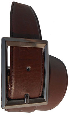 

AmahapGlamourDaze Men Formal Brown Artificial Leather Belt