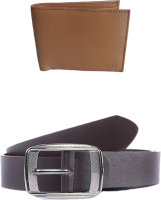 

Elligator Men Casual Brown Artificial Leather Belt