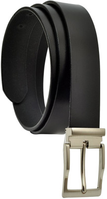 

Hawai Men Formal, Casual Black Genuine Leather Belt, Black-01