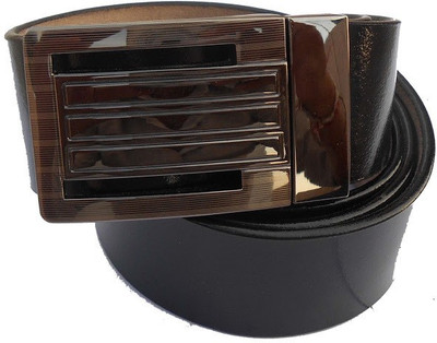 

B.S.Chadha Group Men Formal Black Genuine Leather Belt