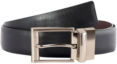 

OODI Men Black Genuine Leather Belt