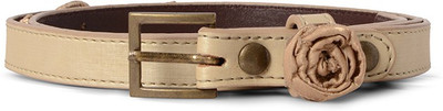 

Baggit Women Casual Gold Synthetic Belt