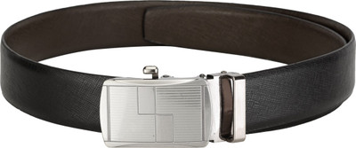 

Teakwood Men Formal Black Genuine Leather Belt