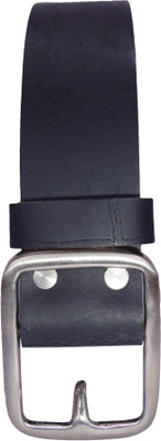 

Revo Men Casual Black Genuine Leather Belt