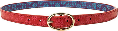 

Holii Women Pink Genuine Leather Belt, Rose sky