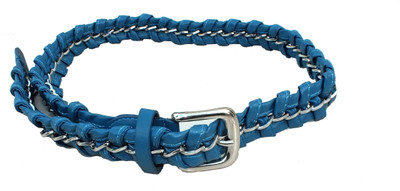 

Marc Women Casual Blue Artificial Leather Belt