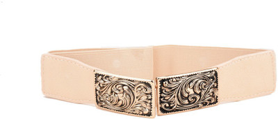 

Tiekart Women Casual Pink Metal Belt