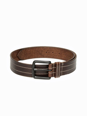 Fume Men Casual Brown Genuine Leather Belt