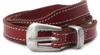 

Levi's Women Maroon Metal Belt, Red