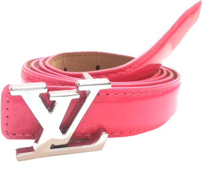 

Mode Girls Casual, Formal Pink Genuine Leather Belt