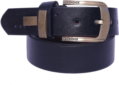 

OODI Men Black Genuine Leather Belt
