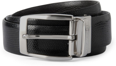 

Louis Philippe Men Black Genuine Leather Belt