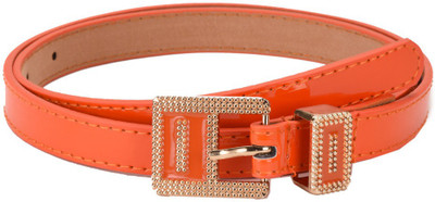

Tiekart Women Casual Orange Metal Belt