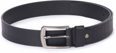 

Buckle Up Men Black Genuine Leather Belt