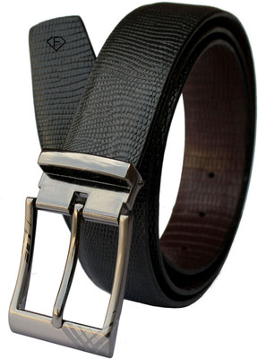 

Fashius Men Black Artificial Leather Belt, Black-01