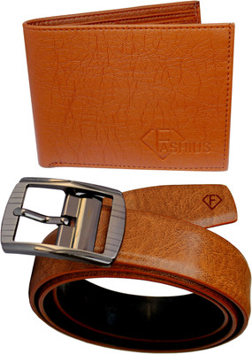 

Fashius Men Tan Artificial Leather Belt, Tan-01