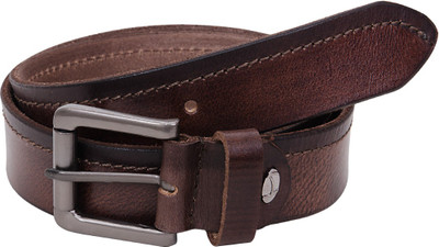 

Hornbull Men Casual Brown Genuine Leather Belt