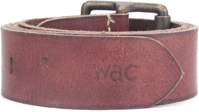 

WAC Men Brown Belt, Dark tan