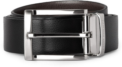 

Louis Philippe Men Black Artificial Leather Belt