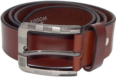 

Woods Men Formal, Casual Brown Genuine Leather Belt