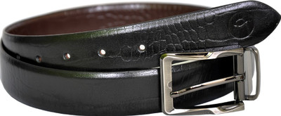 

MOSPL Men Black Genuine Leather Belt