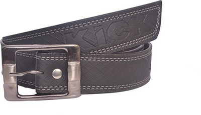

Aam Shopping Men Black Artificial Leather Belt