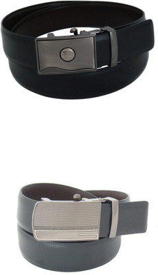 

SFA Men Formal Black Artificial Leather Reversible Belt, Blackbrown367613