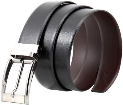 

Kangoo Men Casual, Formal Black, Brown Genuine Leather Reversible Belt