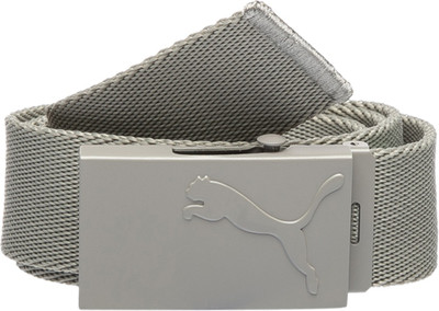 

Puma Men & Women Casual Grey Genuine Leather Belt