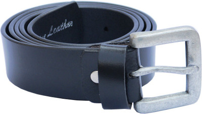 

Abrose Men Black Genuine Leather Belt