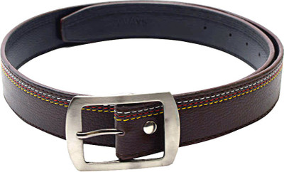 

Skyways Men Formal, Casual Brown Texas Leatherite Belt, Brn-01