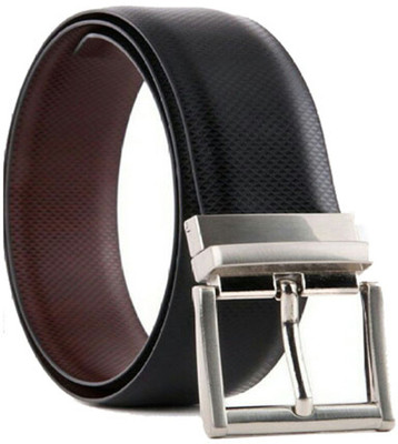 

Ayesha Fashions Men Casual, Party, Evening, Formal Black Artificial Leather Reversible Belt