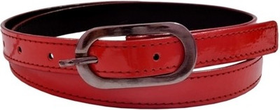 Trendy Loot Girls Casual, Formal Red Belt, Red leather