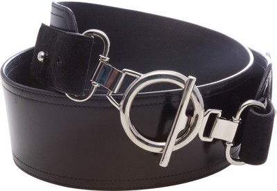 

Stylogy Girls Casual Black Genuine Leather Belt