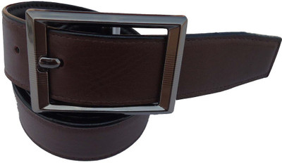

B.S.Chadha Group Men Formal Brown Artificial Leather Reversible Belt