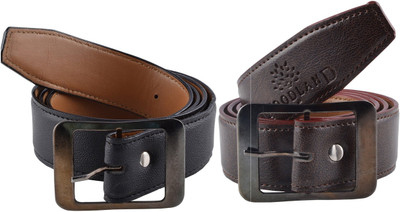 

Peacock Mundkar Boys Black, Brown Synthetic Belt, Black and brown