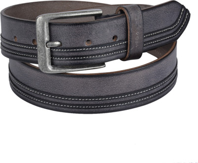 

Wega Life Men Casual Grey Genuine Leather Belt
