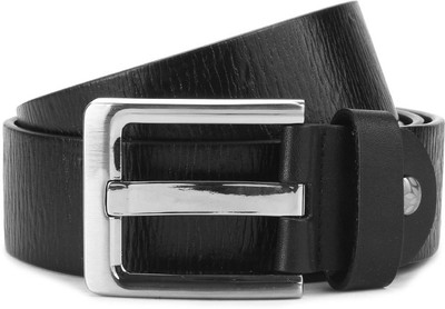 

Woodland Men Black Genuine Leather Belt